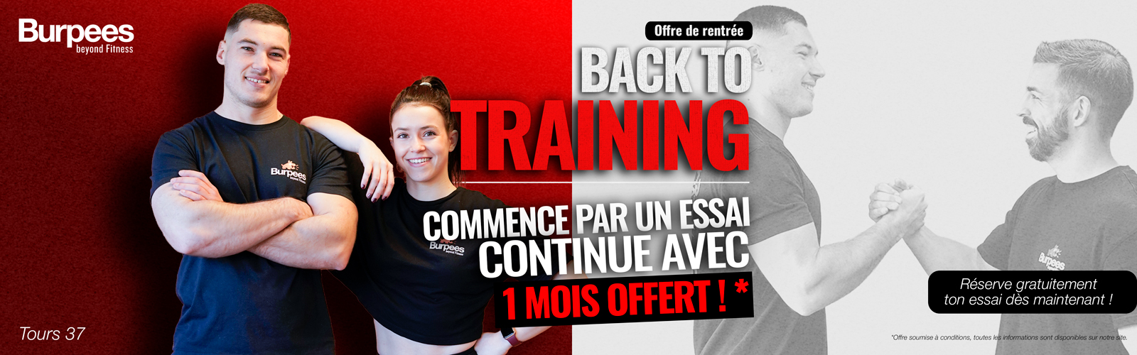 Offre de rentrée - 3 séances d’essai offertes